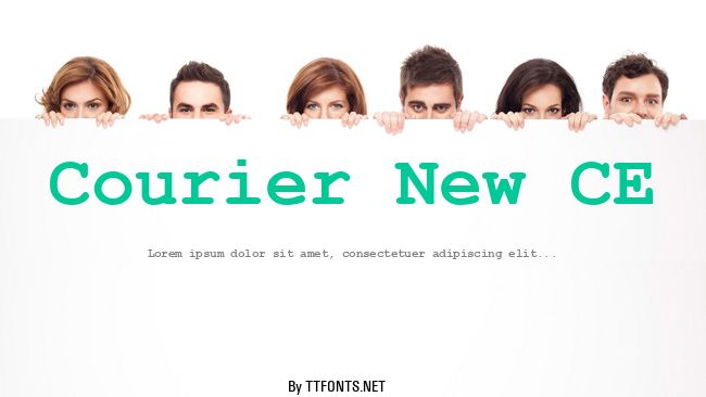 Courier New CE example