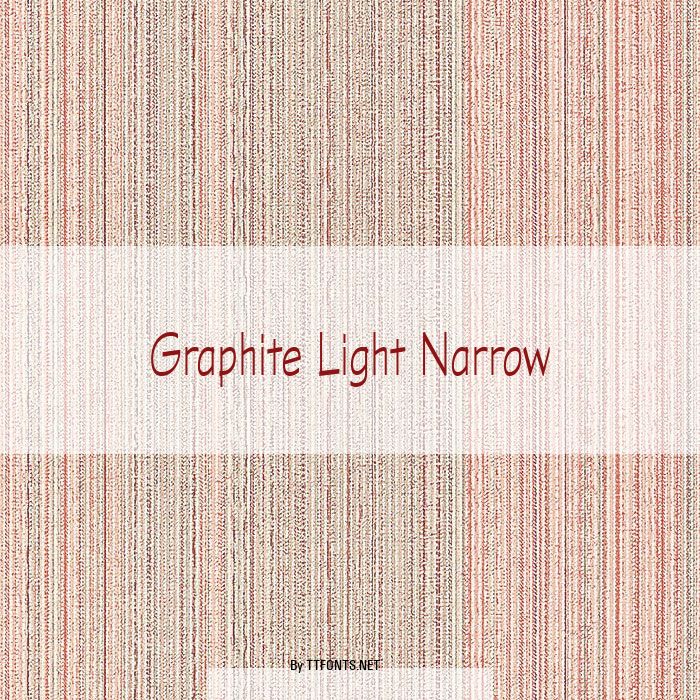 Graphite Light Narrow example