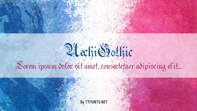 UechiGothic example