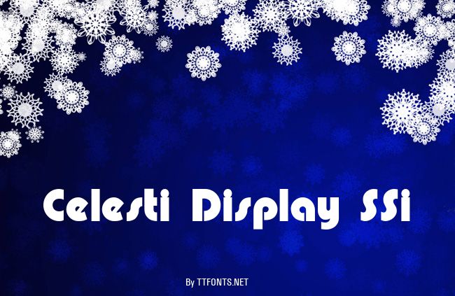Celesti Display SSi example