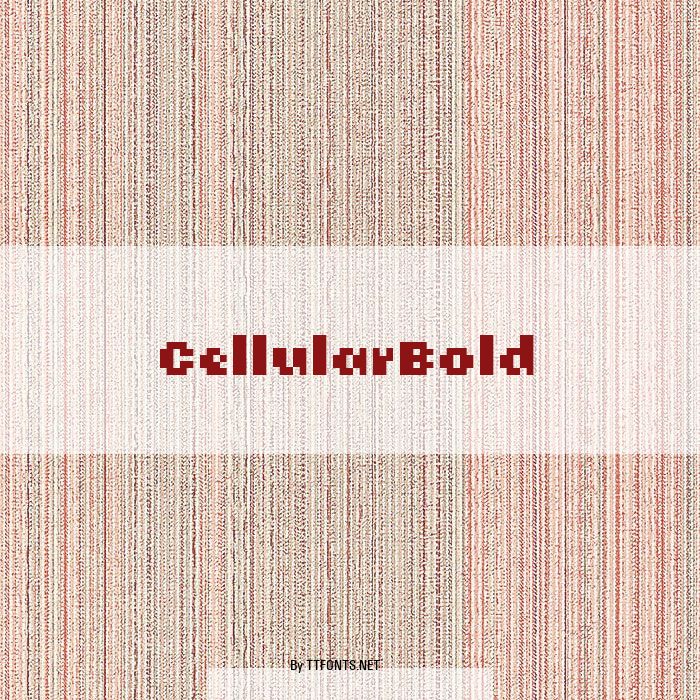 CellularBold example