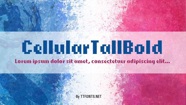 CellularTallBold example