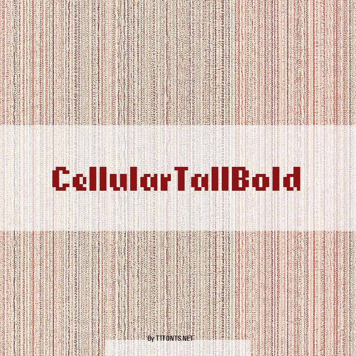 CellularTallBold example