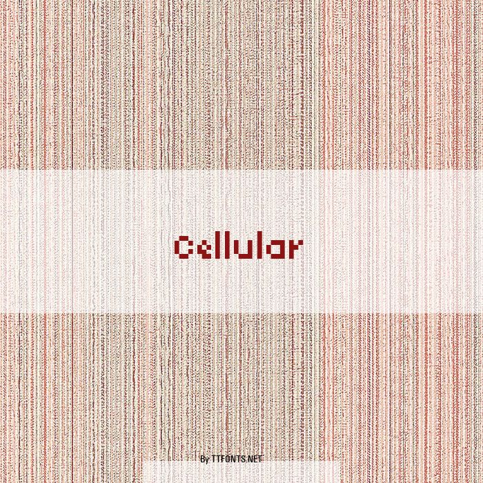 Cellular example