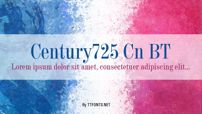 Century725 Cn BT example