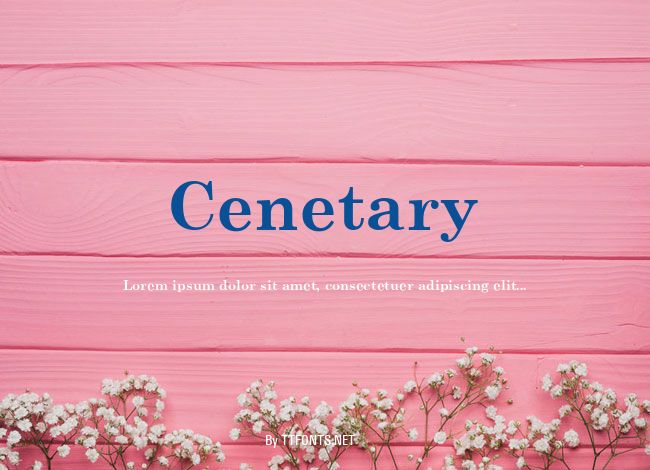 Cenetary example