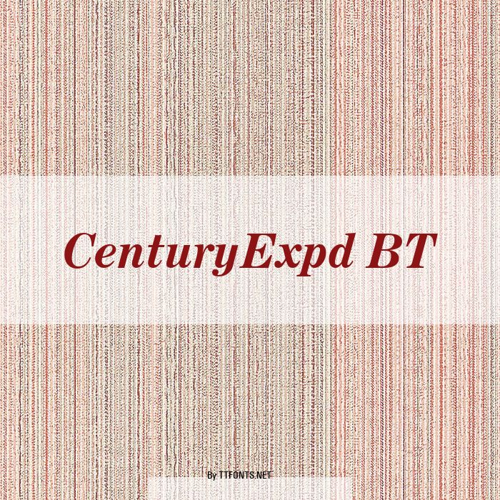 CenturyExpd BT example