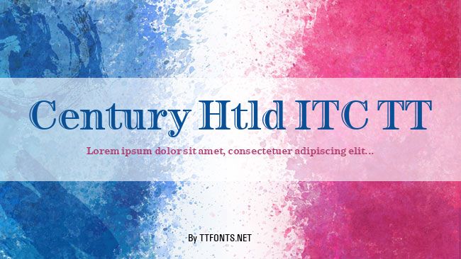 Century Htld ITC TT example