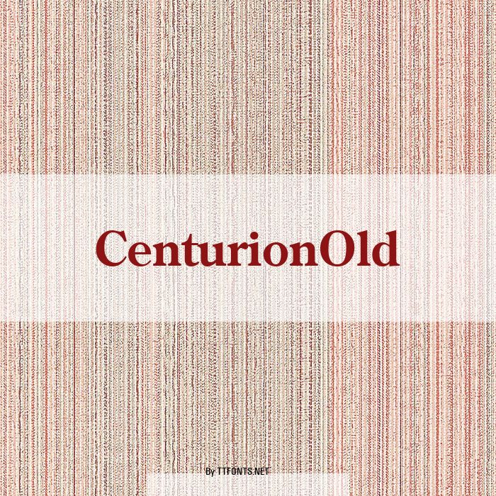 CenturionOld example