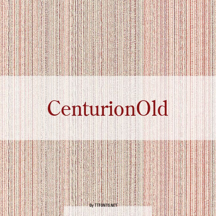 CenturionOld example