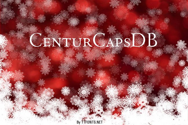 CenturCapsDB example