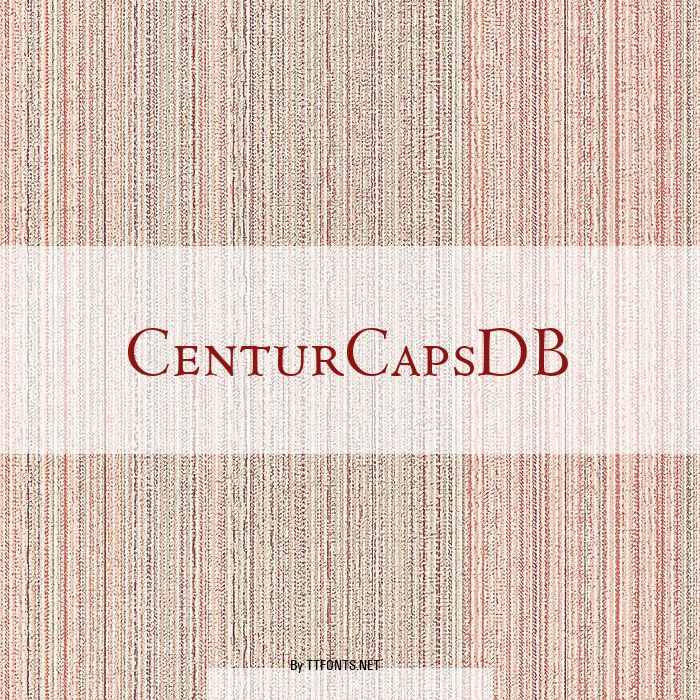 CenturCapsDB example