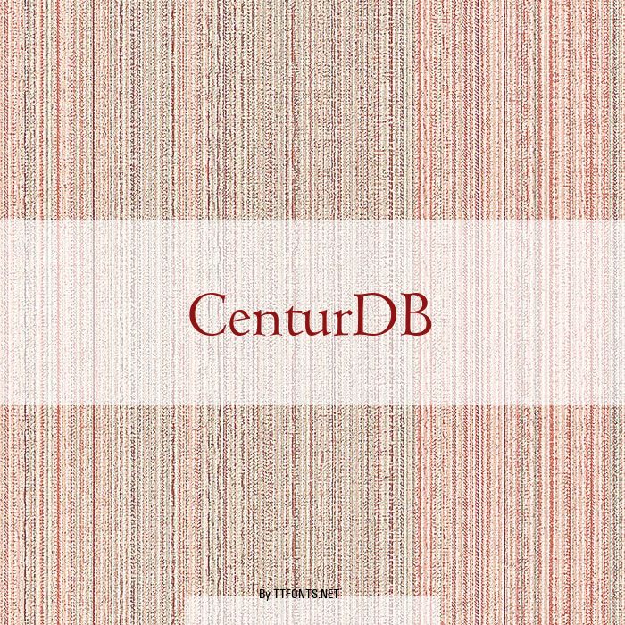 CenturDB example