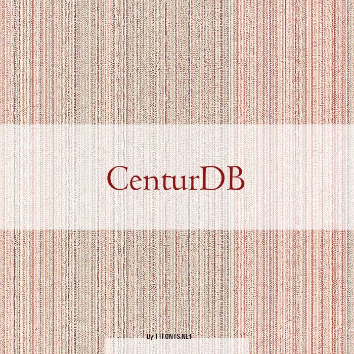 CenturDB example