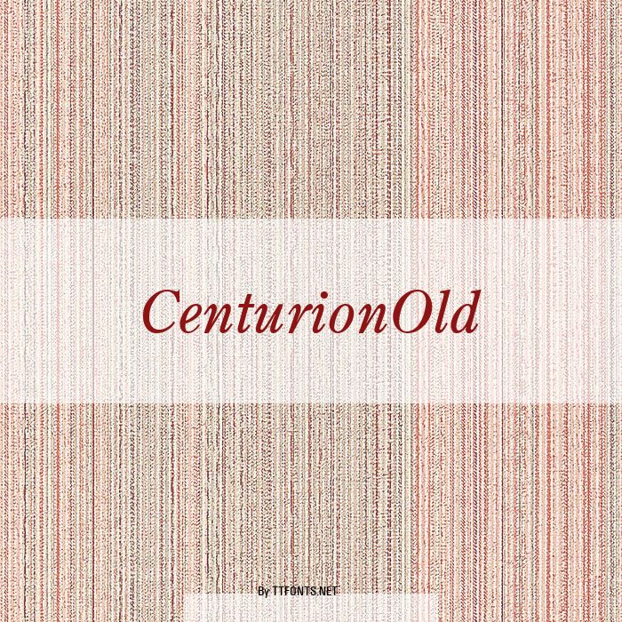 CenturionOld example