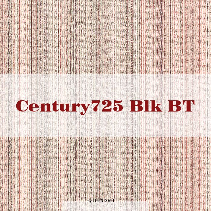 Century725 Blk BT example