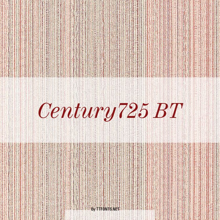 Century725 BT example