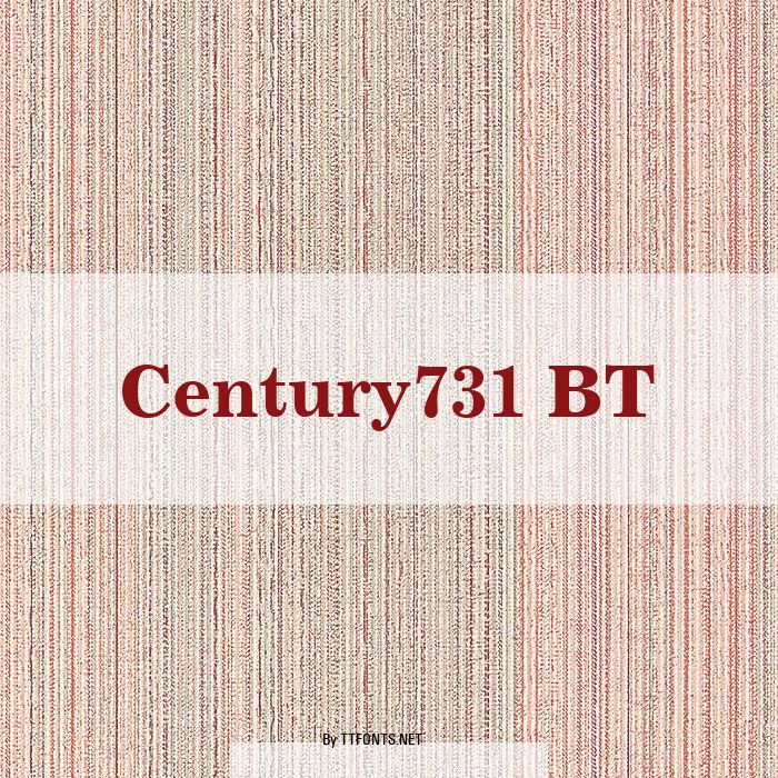 Century731 BT example
