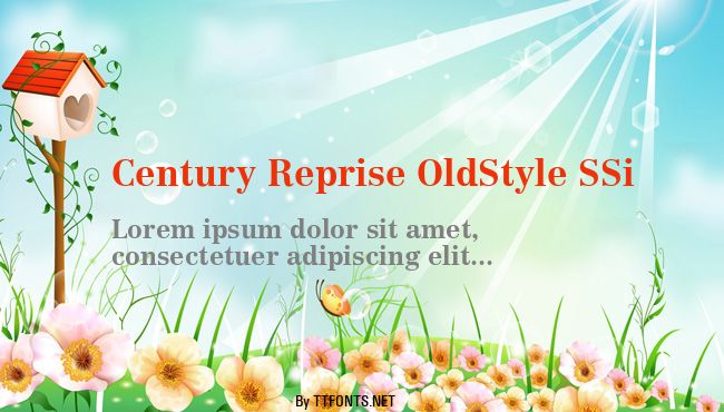 Century Reprise OldStyle SSi example