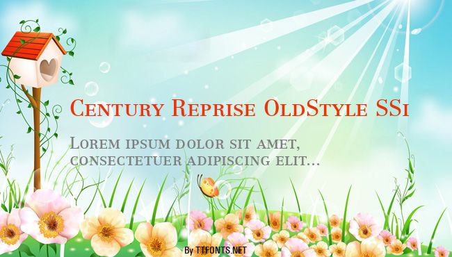 Century Reprise OldStyle SSi example