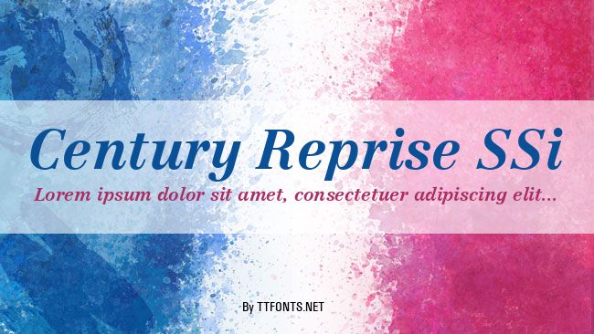 Century Reprise SSi example