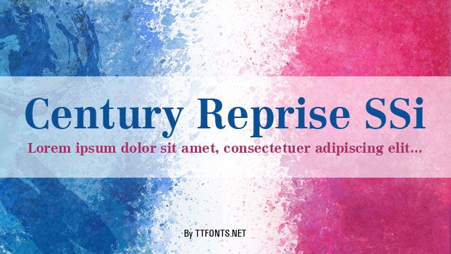 Century Reprise SSi example