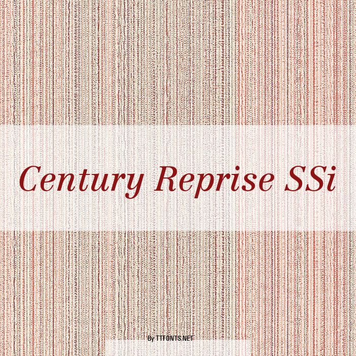 Century Reprise SSi example