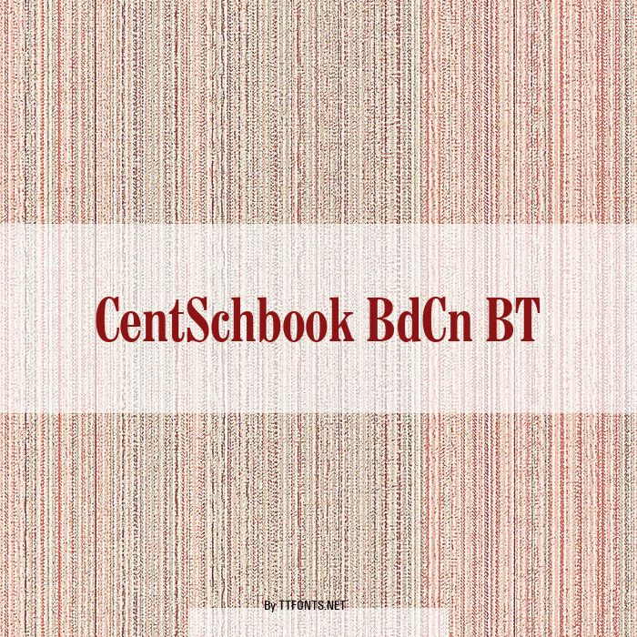 CentSchbook BdCn BT example