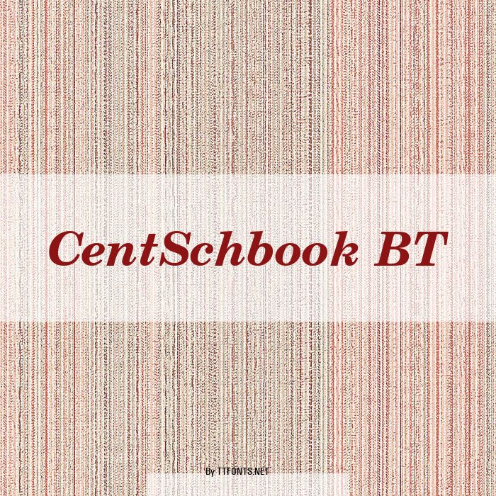 CentSchbook BT example