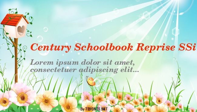 Century Schoolbook Reprise SSi example