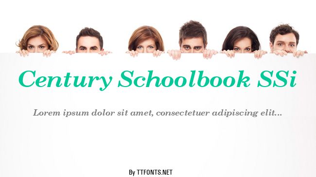 Century Schoolbook SSi example