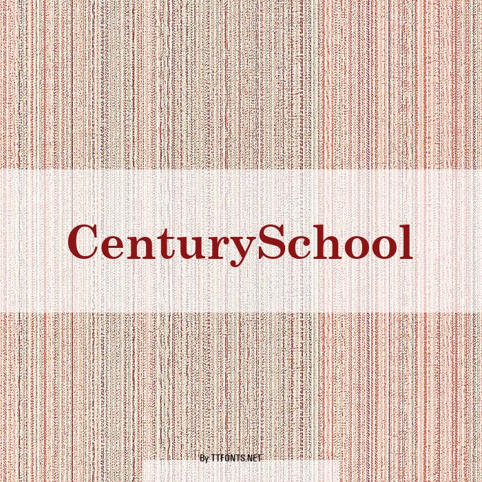 CenturySchool example
