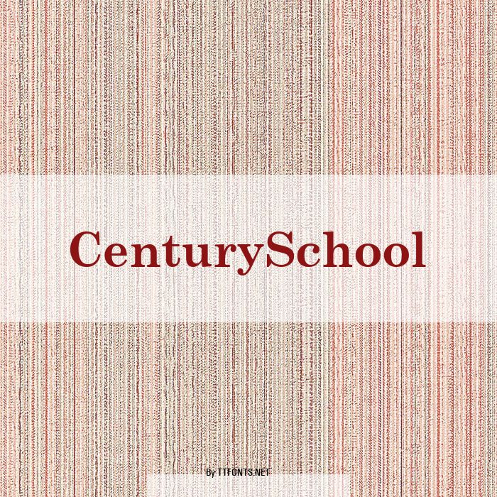 CenturySchool example