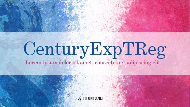 CenturyExpTReg example