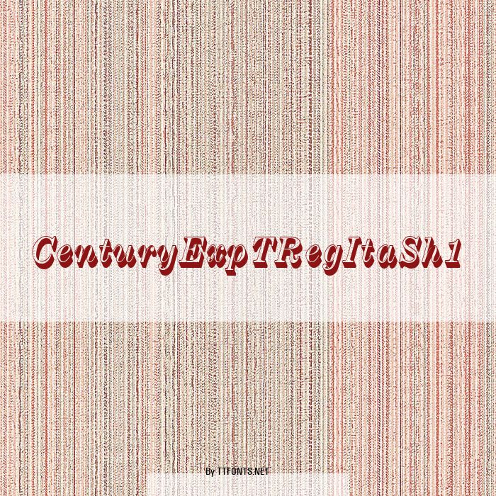 CenturyExpTRegItaSh1 example