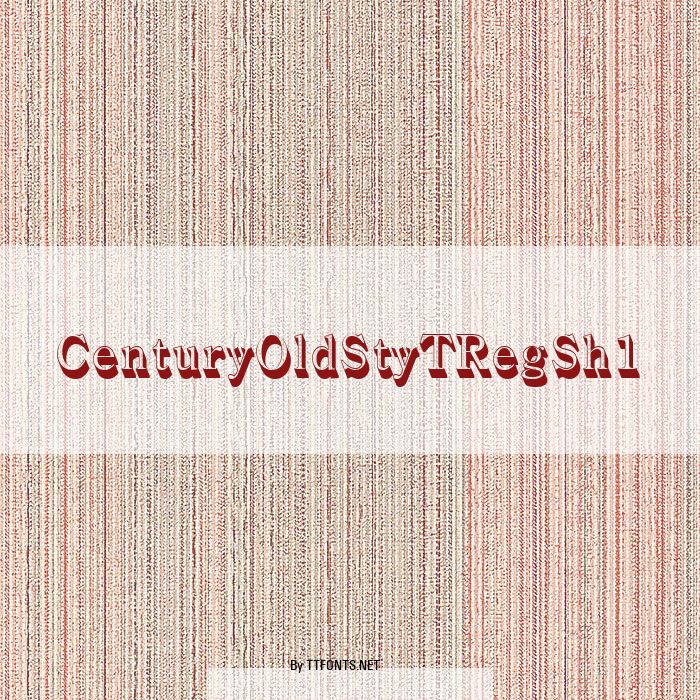 CenturyOldStyTRegSh1 example