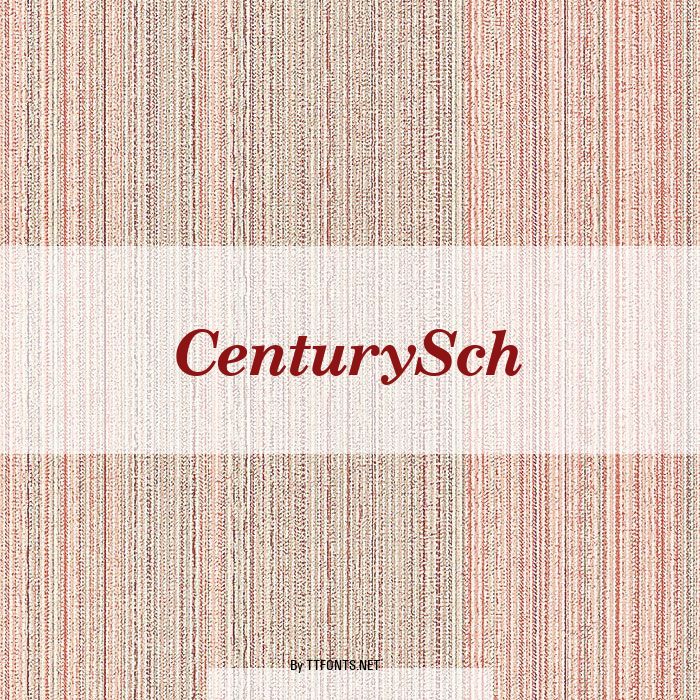 CenturySch example