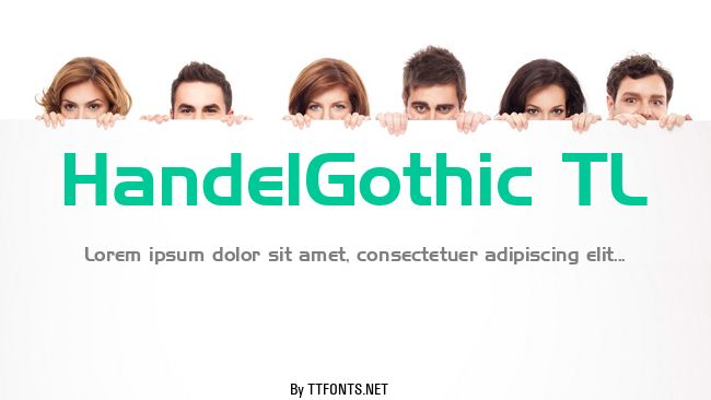 HandelGothic TL example