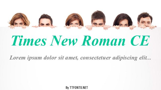 Times New Roman CE example