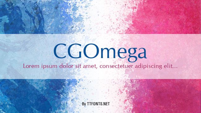 CGOmega example