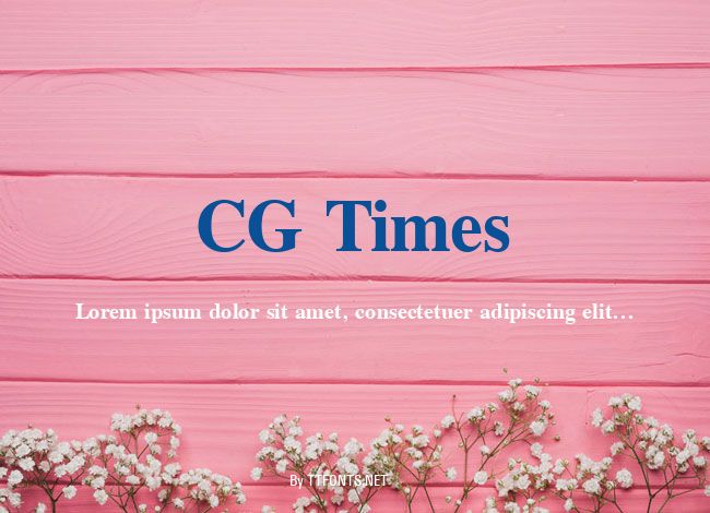 CG Times example