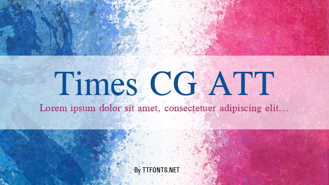 Times CG ATT example