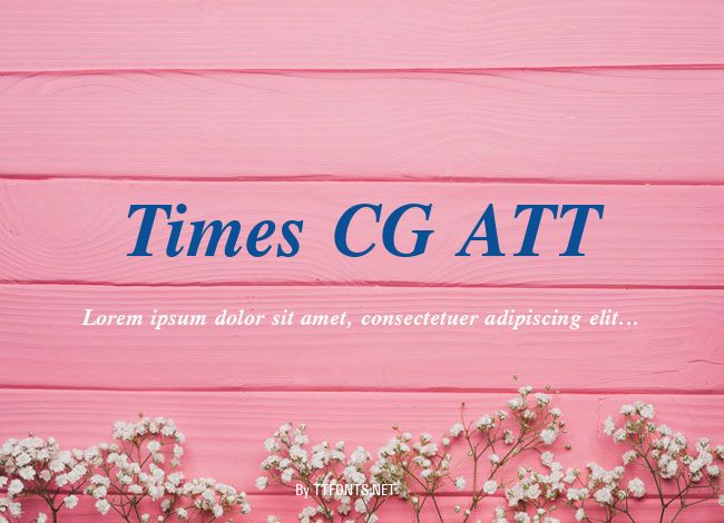 Times CG ATT example