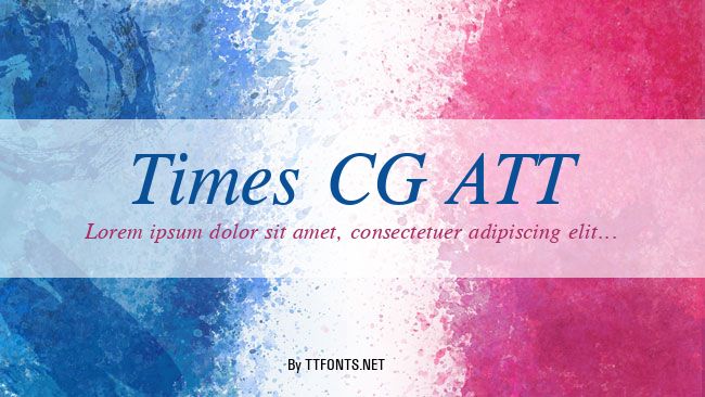 Times CG ATT example
