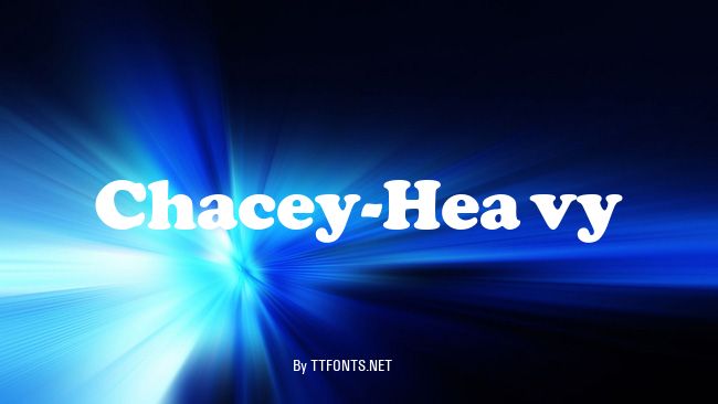Chacey-Heavy example