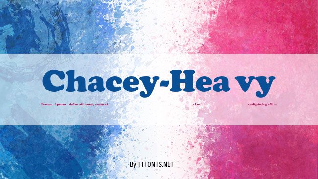 Chacey-Heavy example