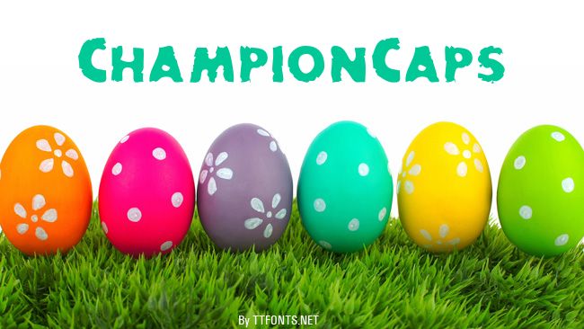 ChampionCaps example