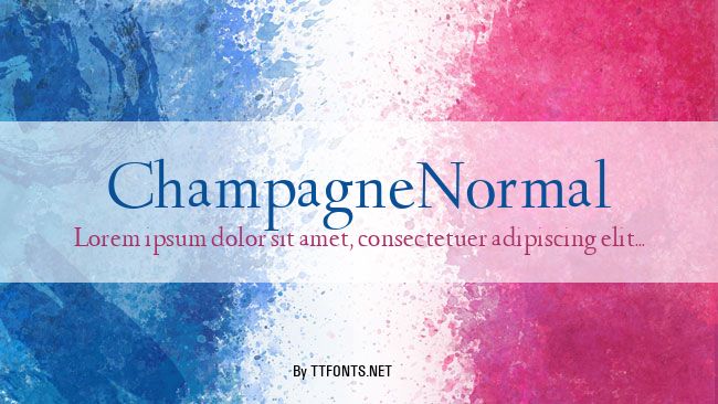 ChampagneNormal example