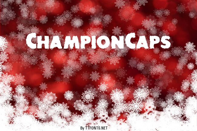 ChampionCaps example