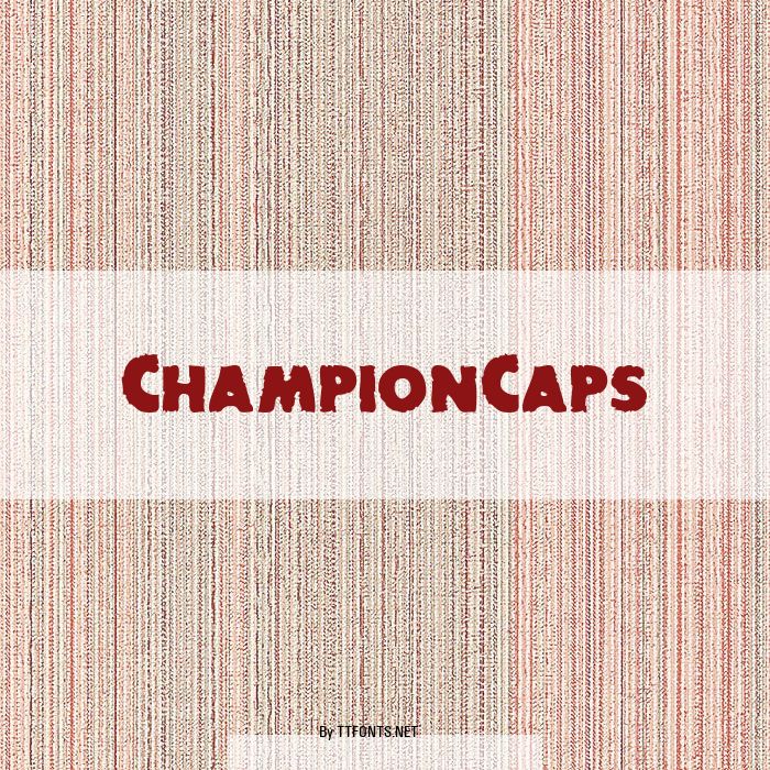 ChampionCaps example